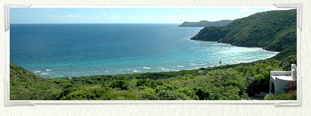 View over North Bay Guana Island